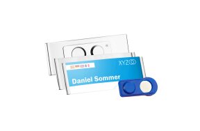 NAME TAGS WITH MAGNETIC CLIPS 70x30mm SET/5
